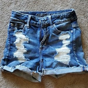 American eagle shorts size 0